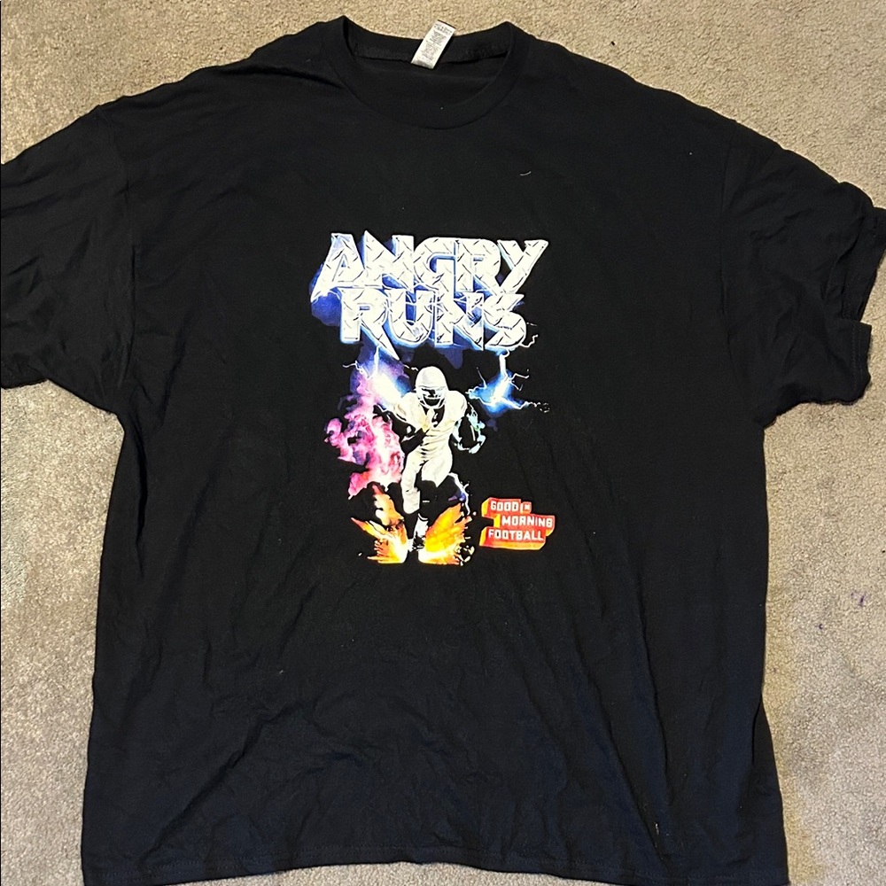 Black Angry Runs Graphic T-Shirt